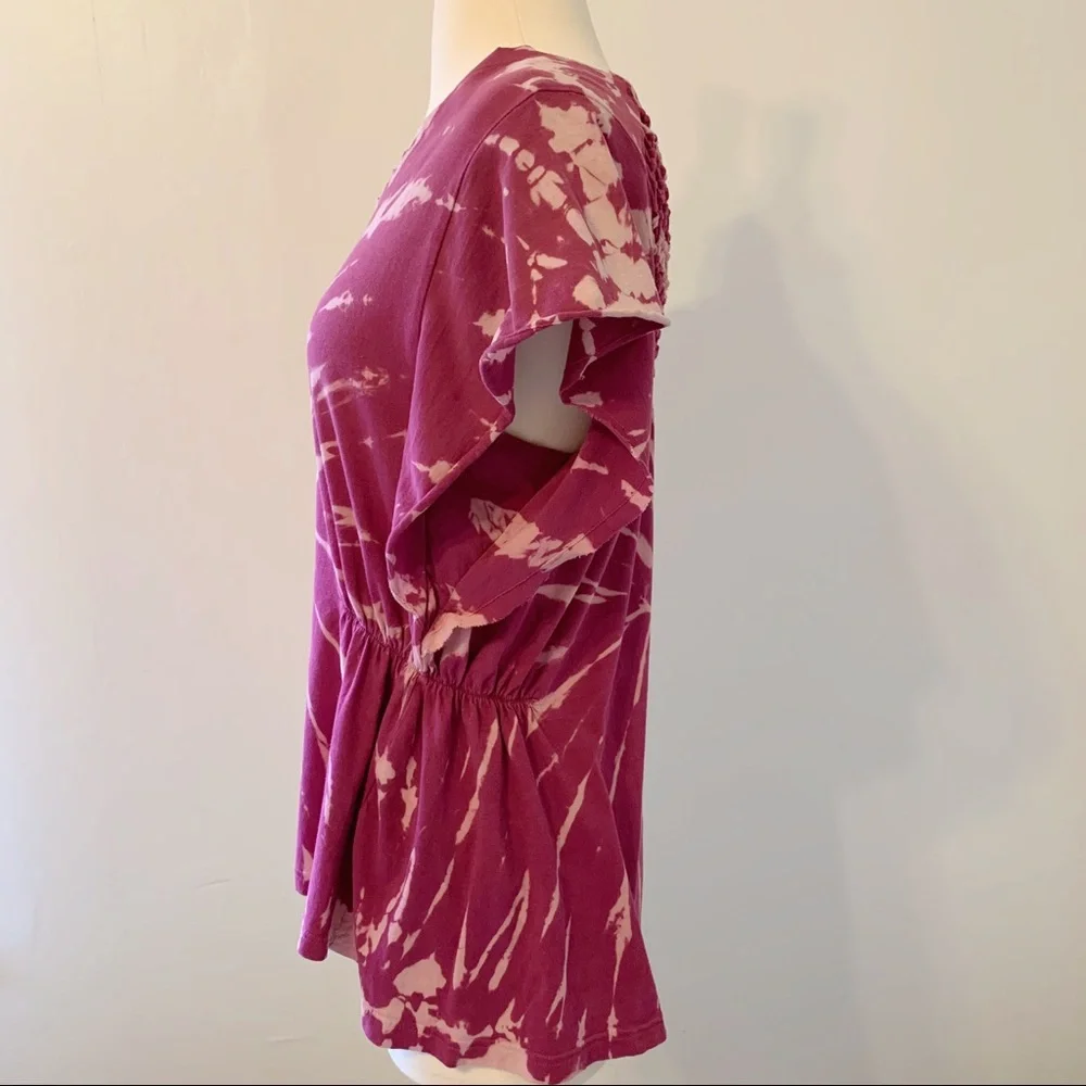 EARTHBOUND Purple Tie‎ Dye Batwing Shirt Medium - Picture 2 of 9